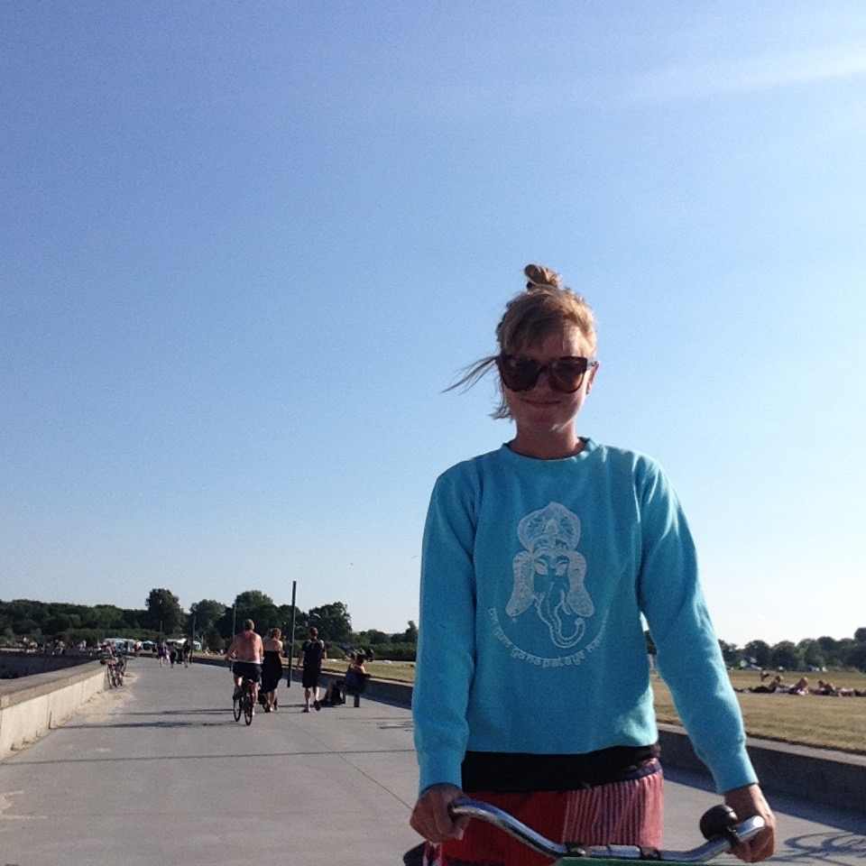 Sys Bjerre på cykel 2018